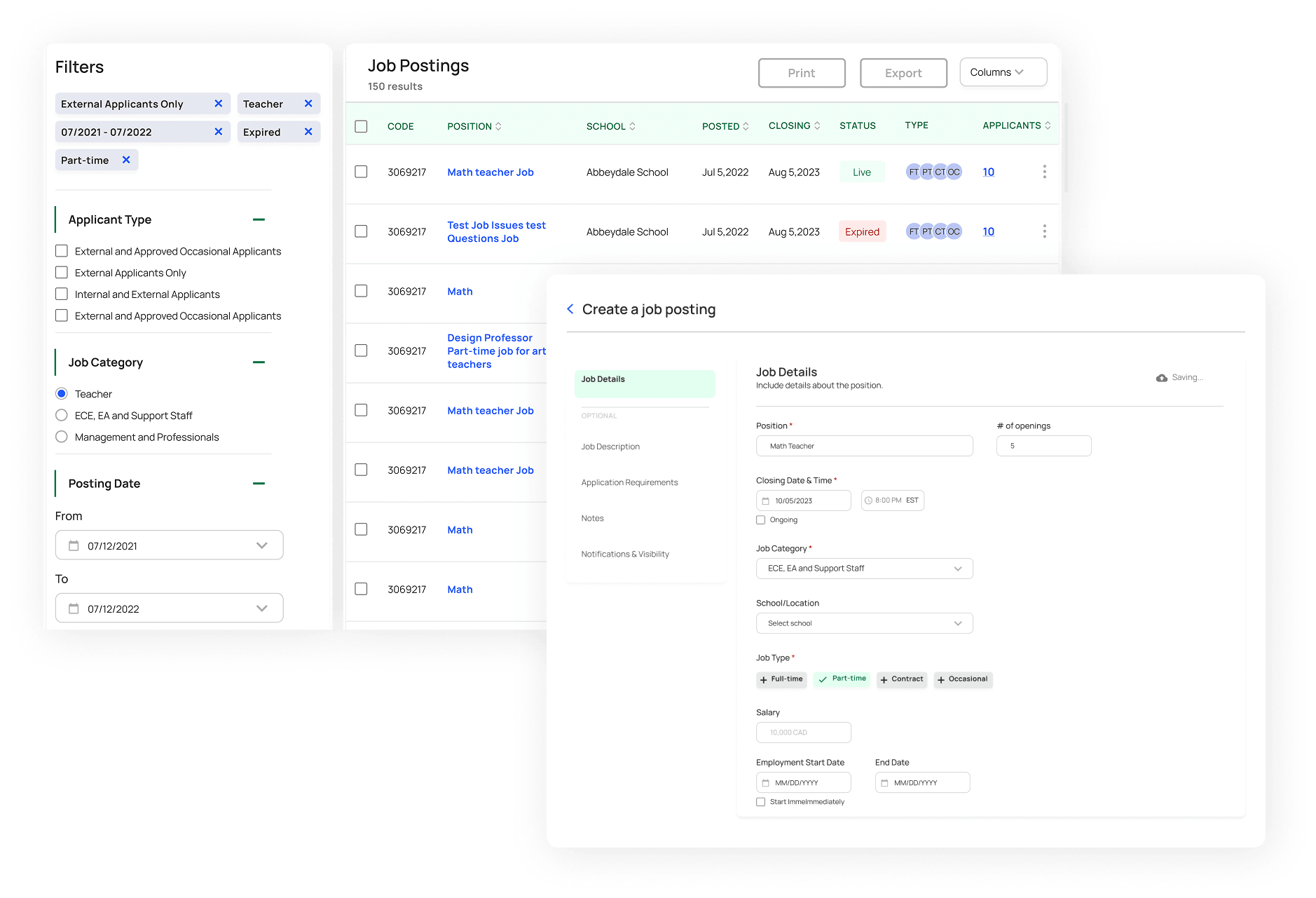 Centralized Job Posting Portal