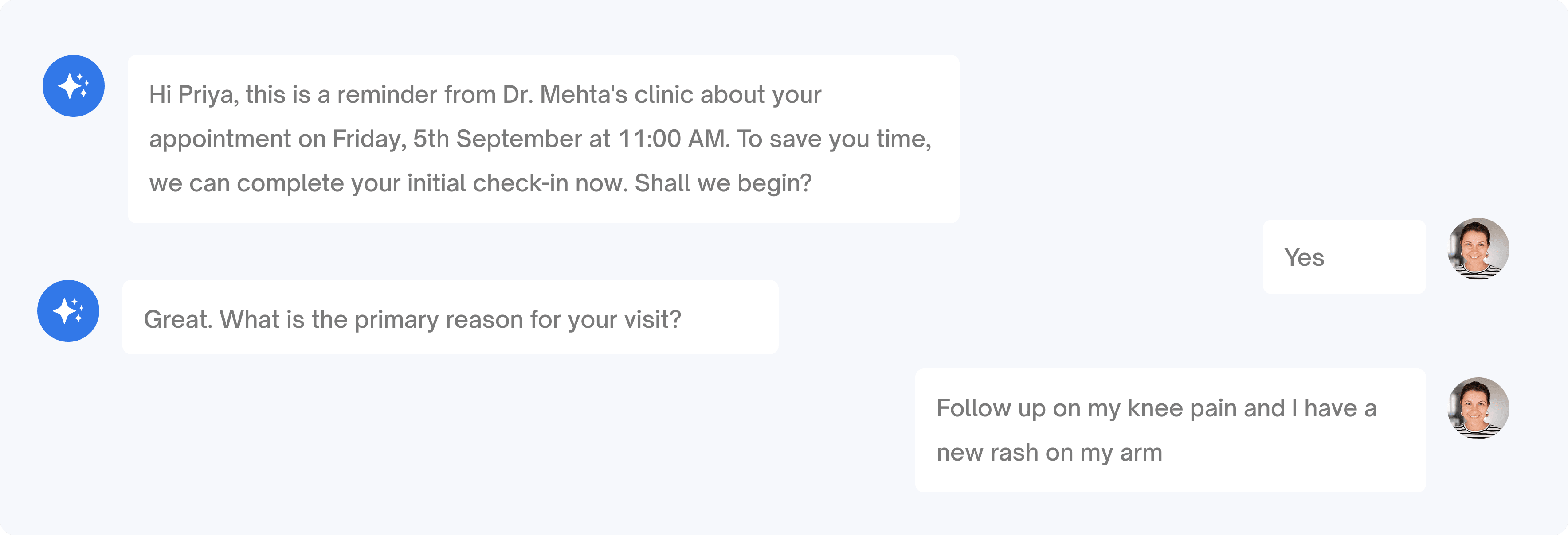 Before the Visit: A Seamless, Automated Intake